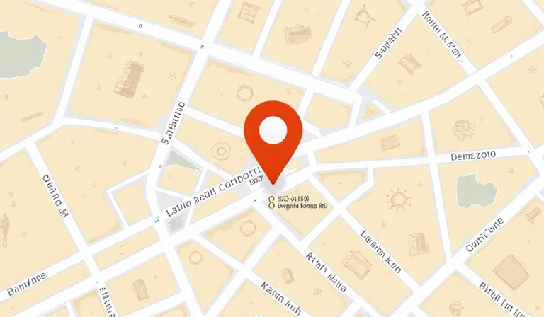 Mappa stilizzata della sede di Italvenor a Roma